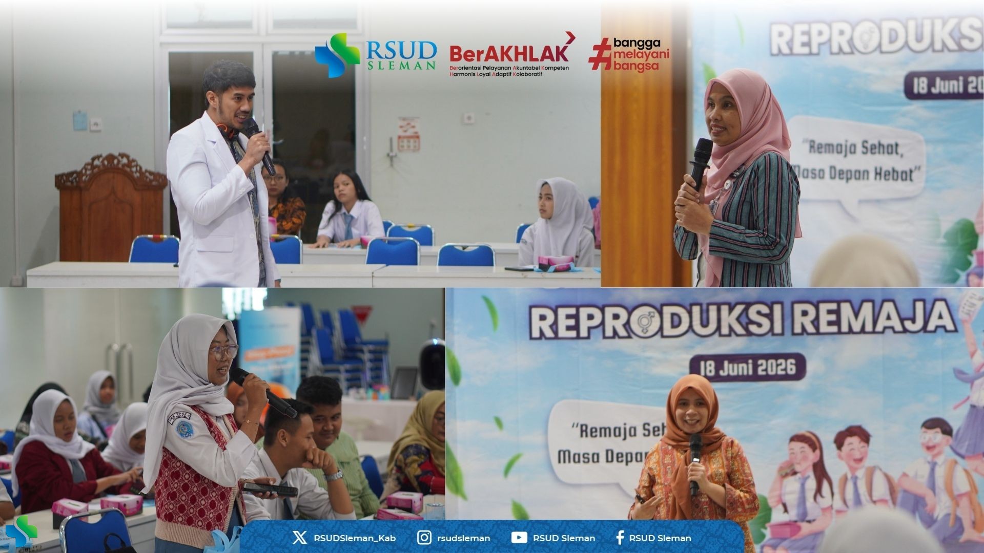 Bekali Remaja Literasi Kesehatan Reproduksi, RSUD Sleman Gandeng IBI Ranting RSUD Sleman